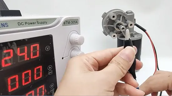 Motor elétrico DC de baixa rotação para porta de garagem